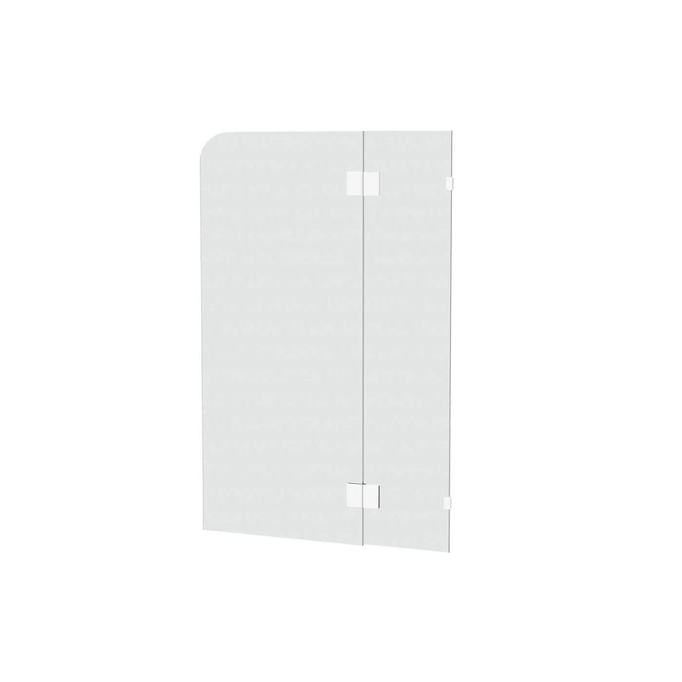 10mm Frameless Curved Fixed & Swing Bathtub Screen 900-1000mm - Image 5