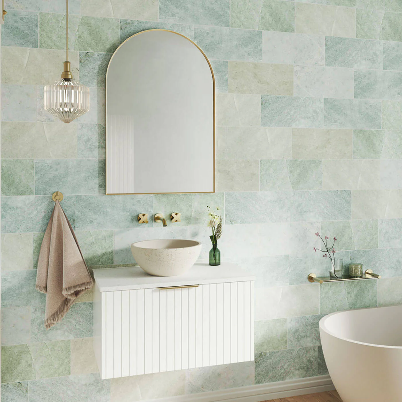 Alba Round Concrete Above Counter Basin 360mm - Image 5