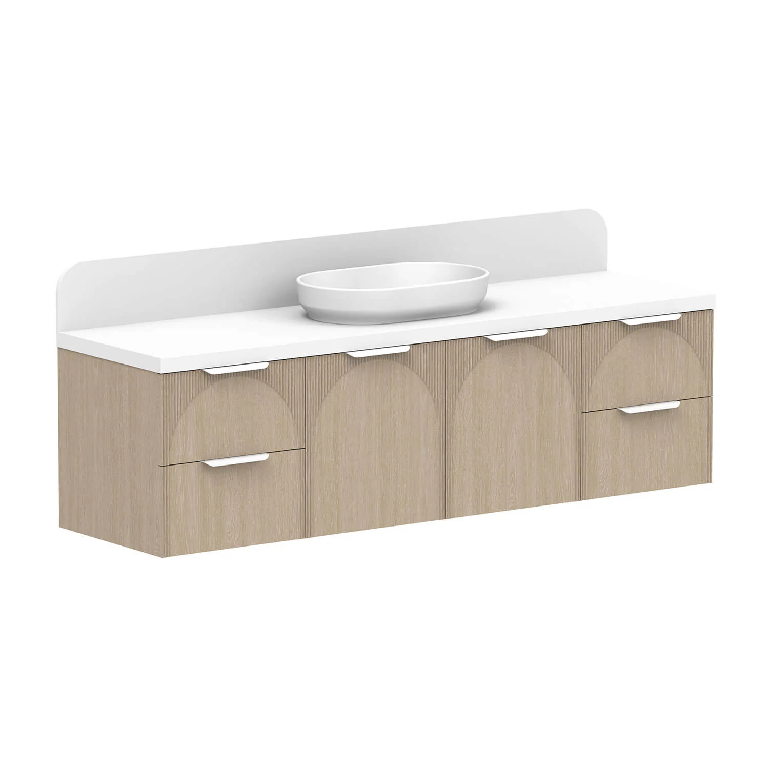 Archie V-Groove Wall Hung Vanity - Image 20