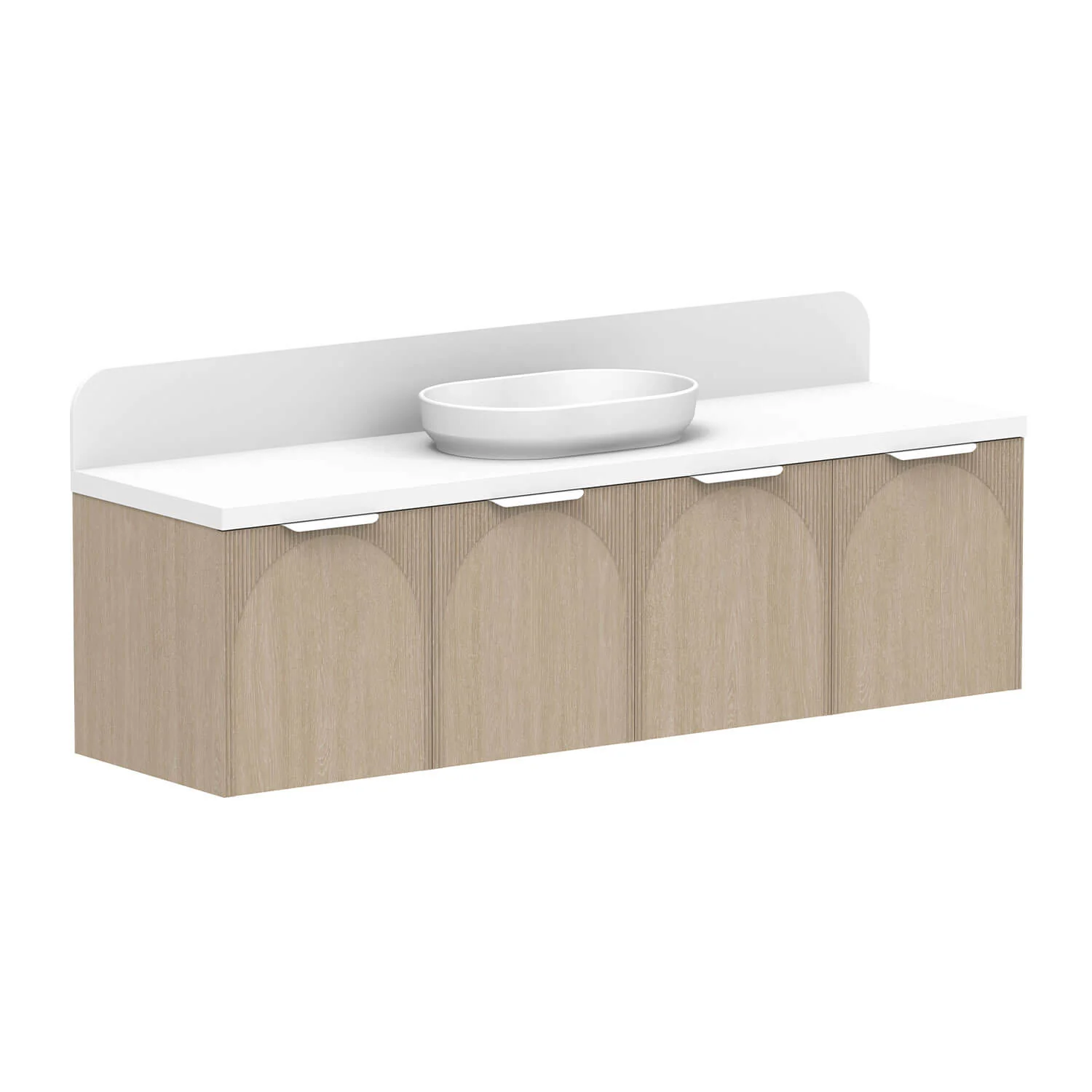 Archie V-Groove Wall Hung Vanity - Image 26