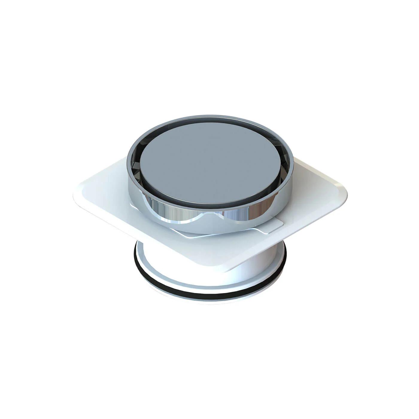 Bermuda Round Flipper Tile Insert Floor Waste 115mm - Image 3