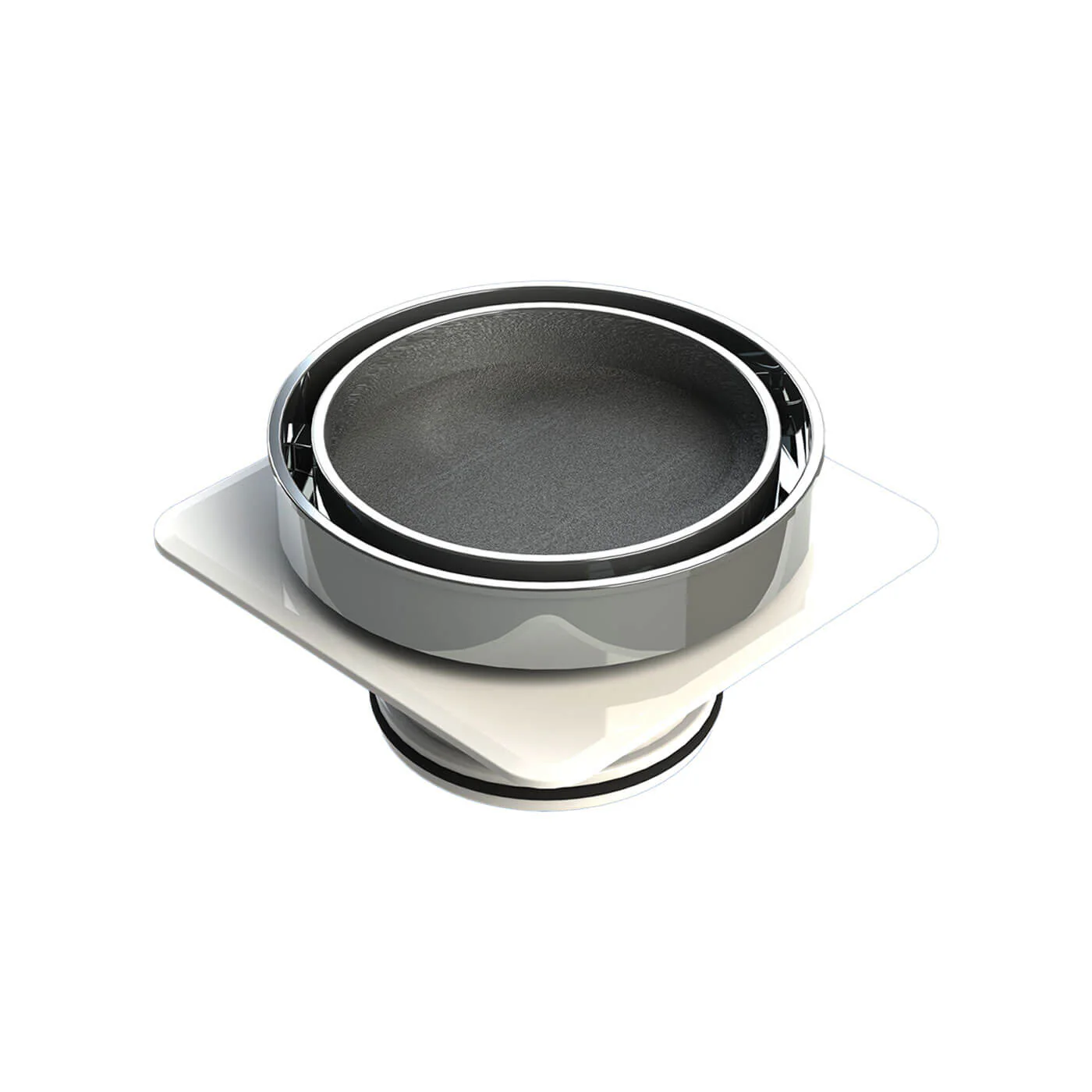 Bermuda Round Tile Insert Floor Waste 115mm - Image 3