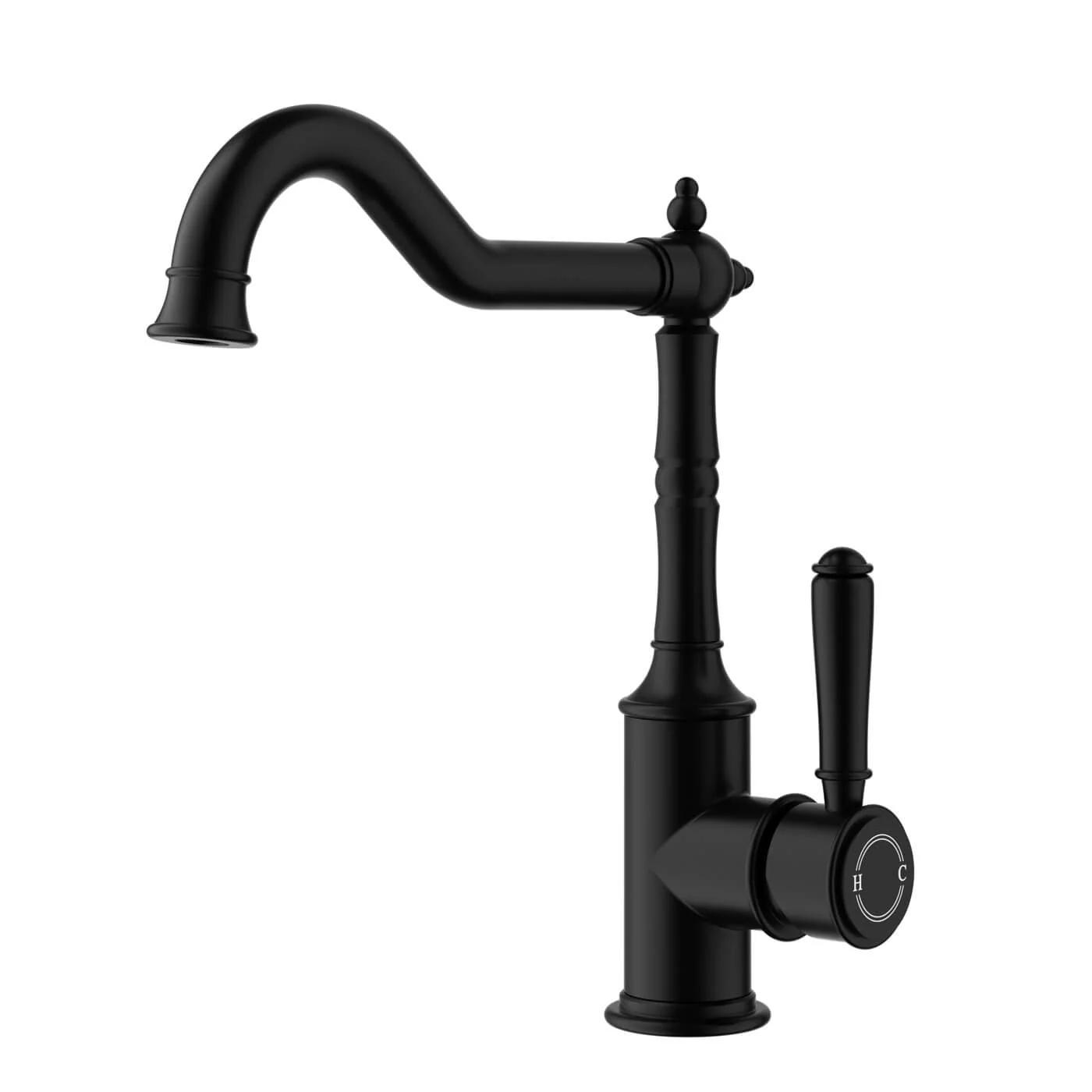 Clasico Brass Handle Sink Mixer - Image 4