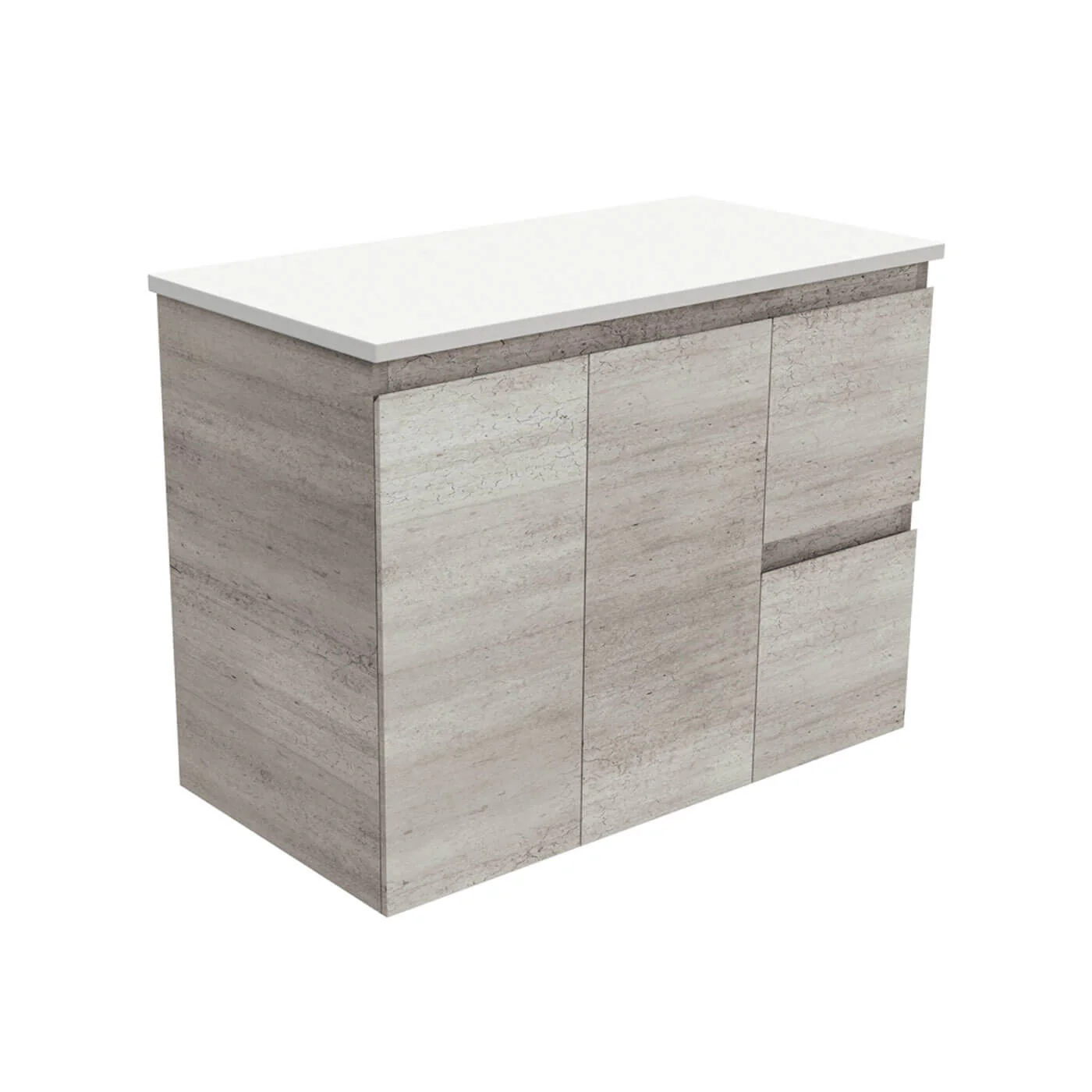 Edge Industrial Wall Hung Vanity - Image 3