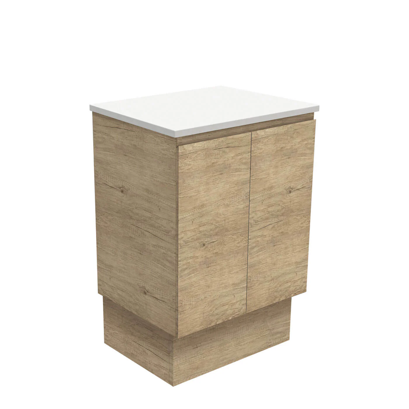 Edge Scandi Oak Floor Mounted Vanity - Image 2