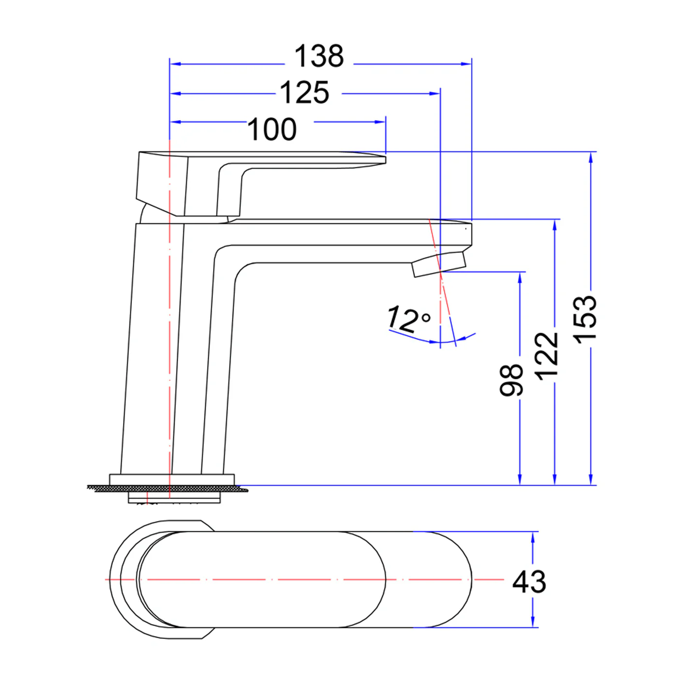 Eli Round Short Basin Mixer - Image 3