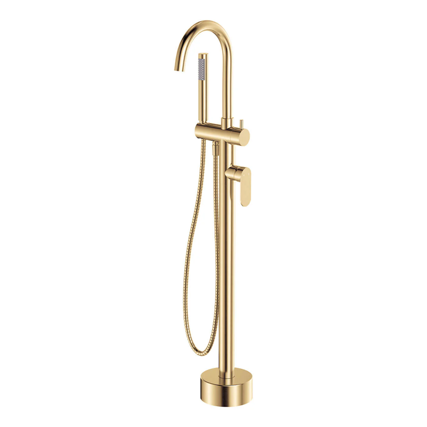 Empire Slim Freestanding Bath Spout with Handset - Image 6