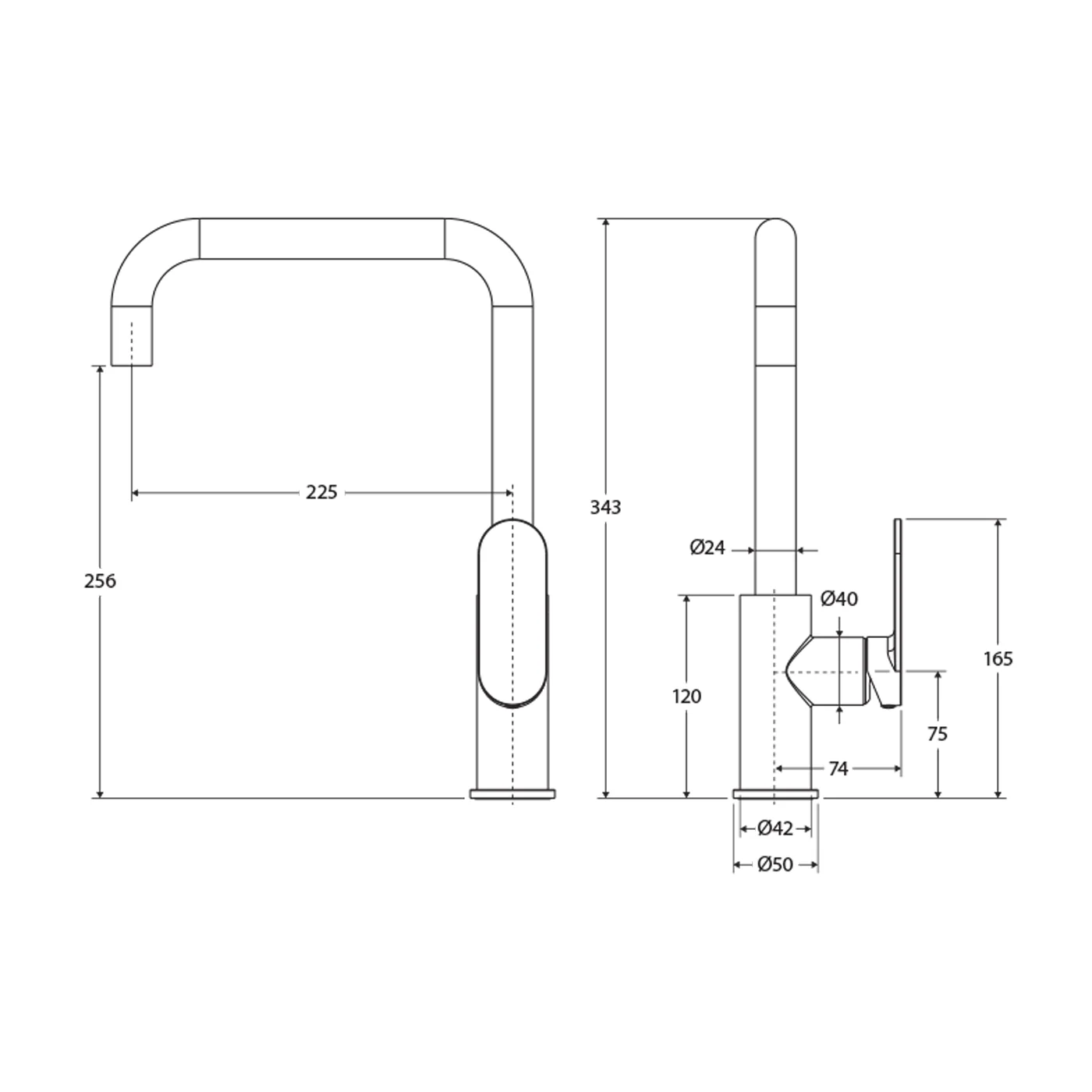 Empire Slim Sink Mixer - Image 6