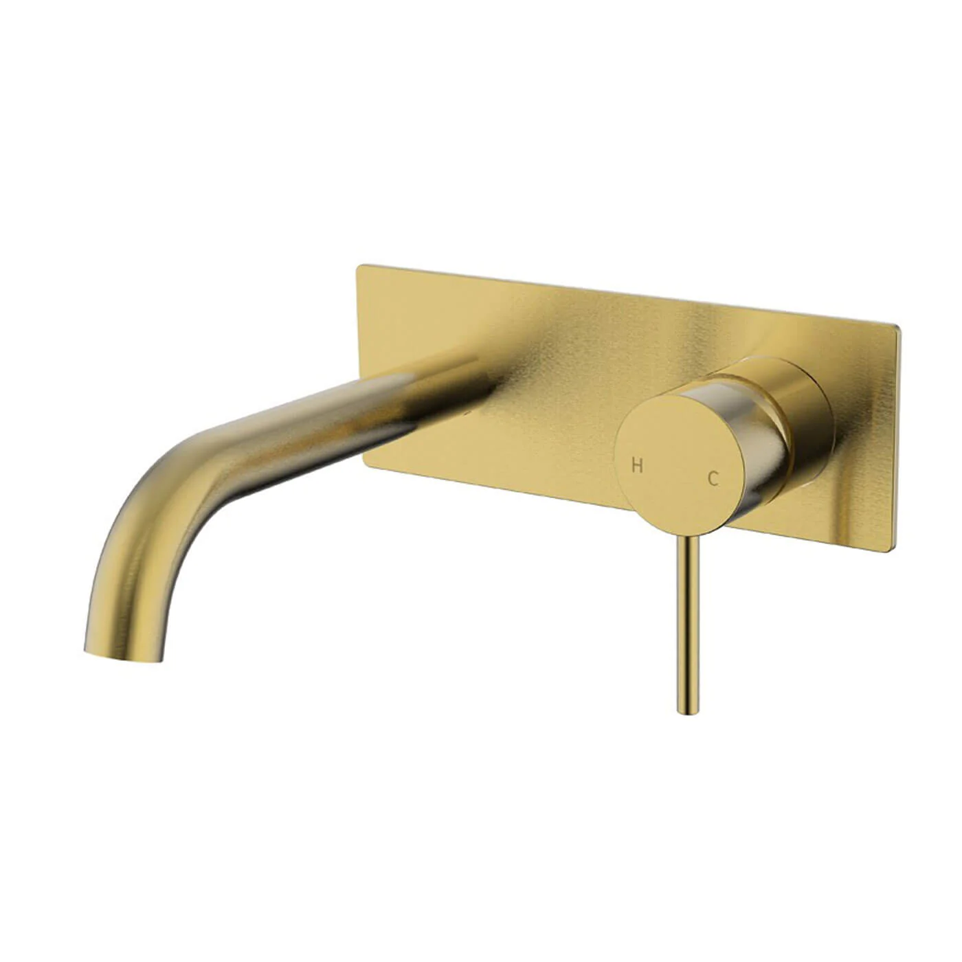 Hali Curved Spout Wall Mixer Set - Image 4