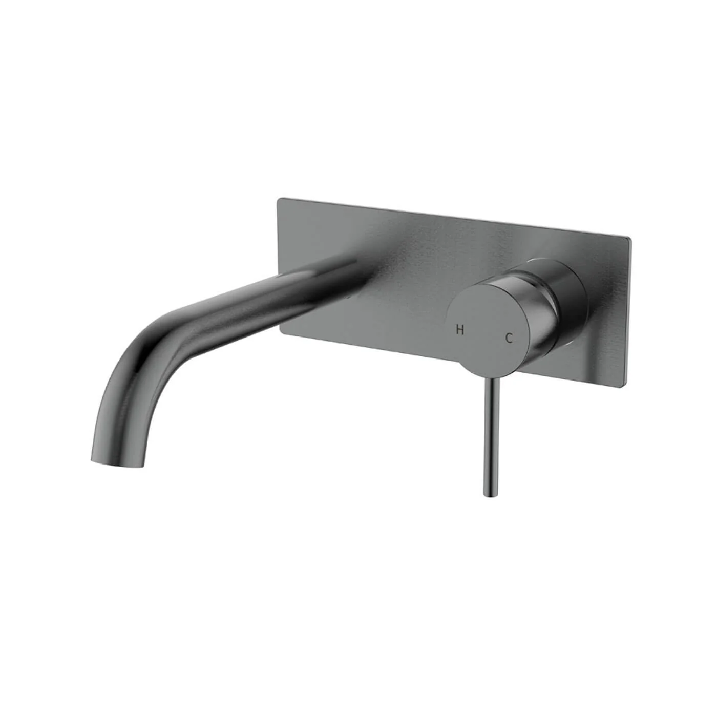 Hali Curved Spout Wall Mixer Set - Image 5