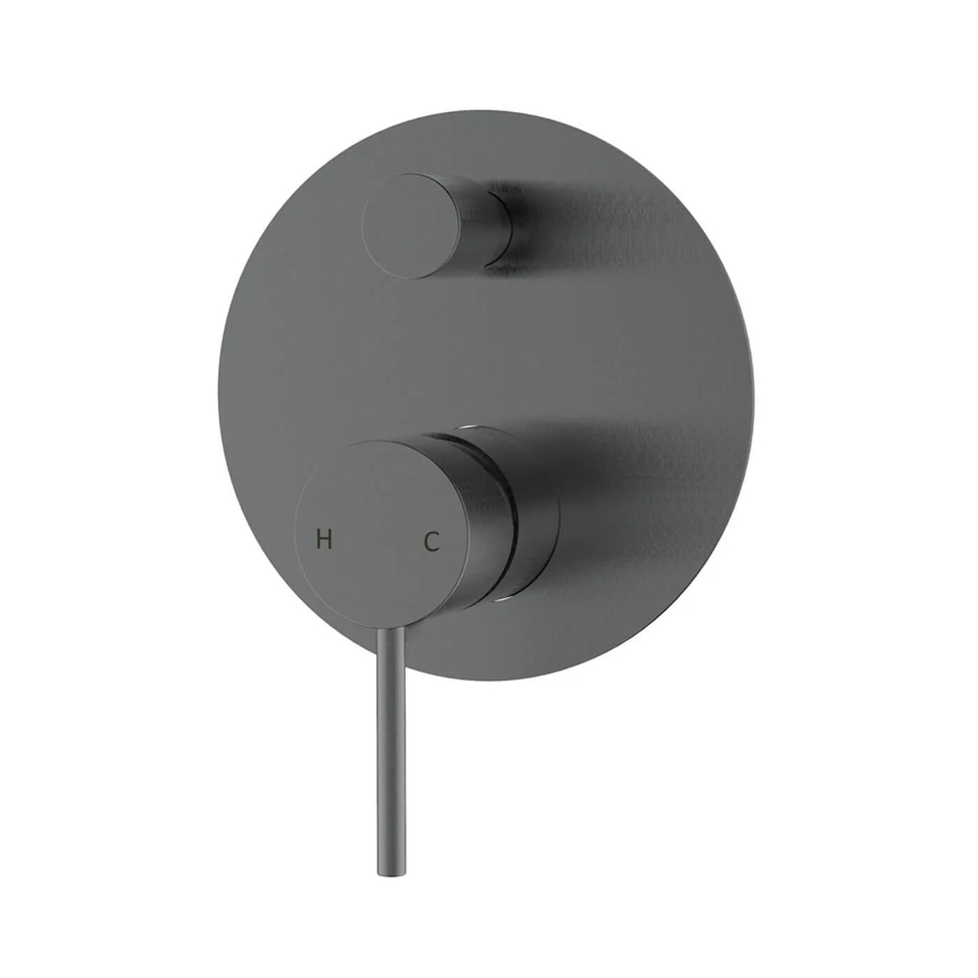 Hali Pin Handle Shower Wall Mixer with Diverter - Image 2