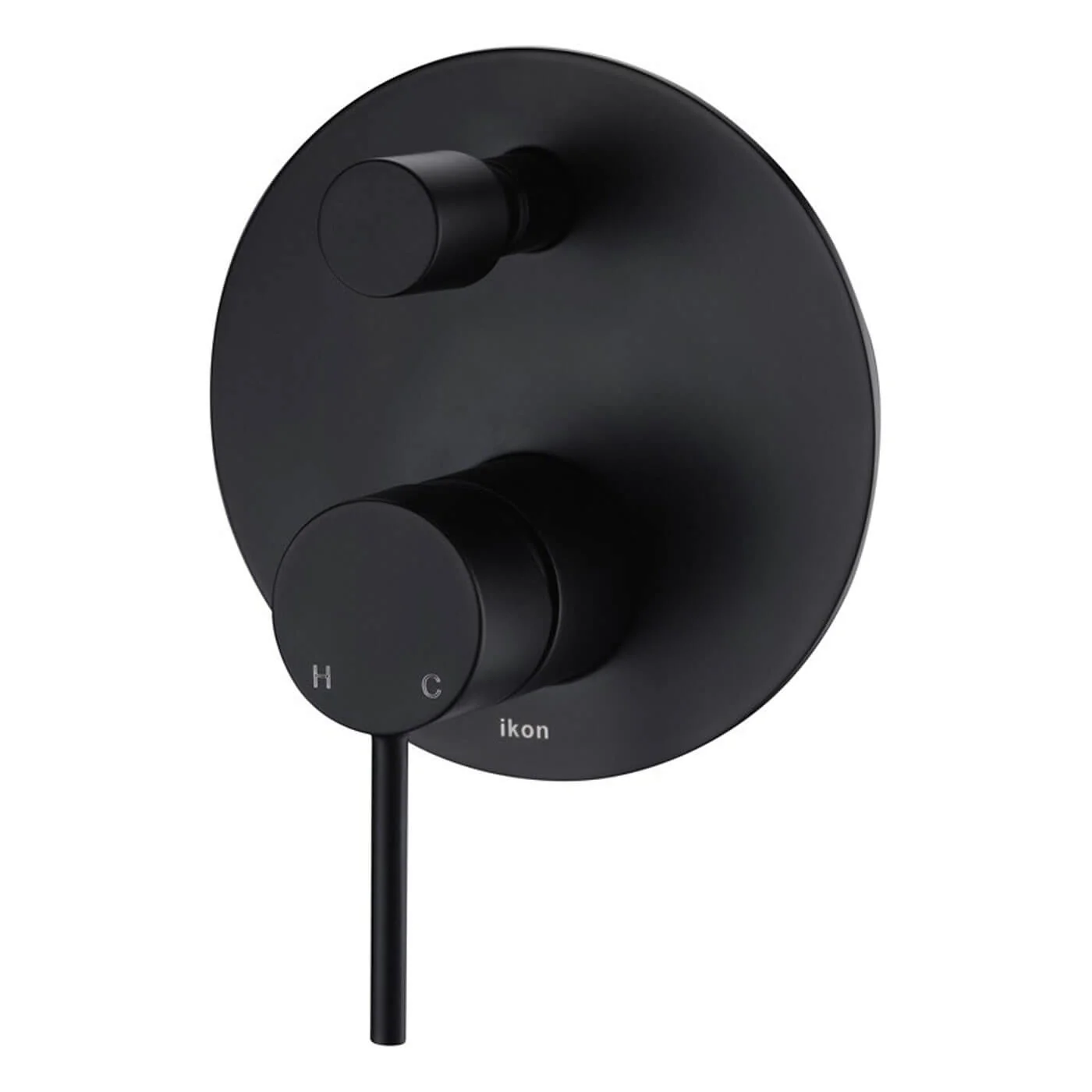 Hali Pin Handle Shower Wall Mixer with Diverter - Image 3