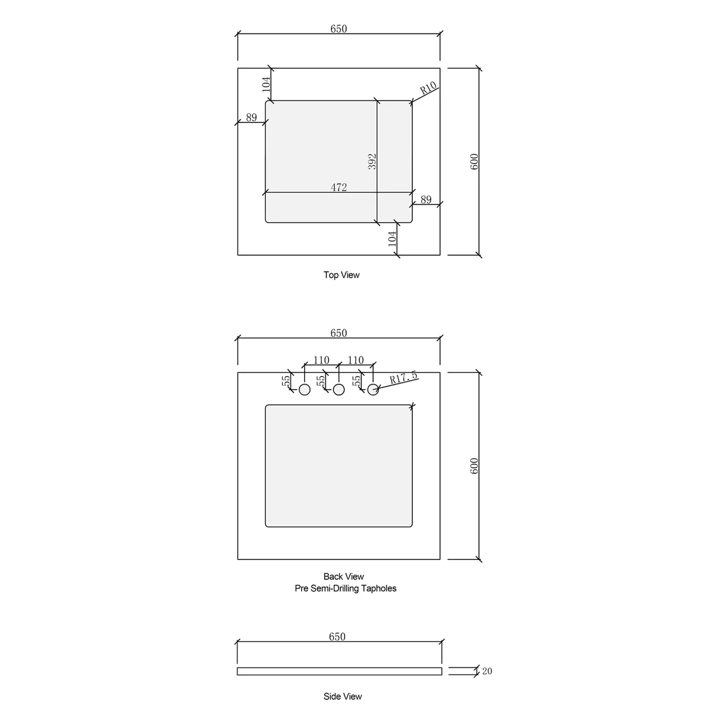 Hampshire Laundry Cabinet Kit 1300mm - Image 13