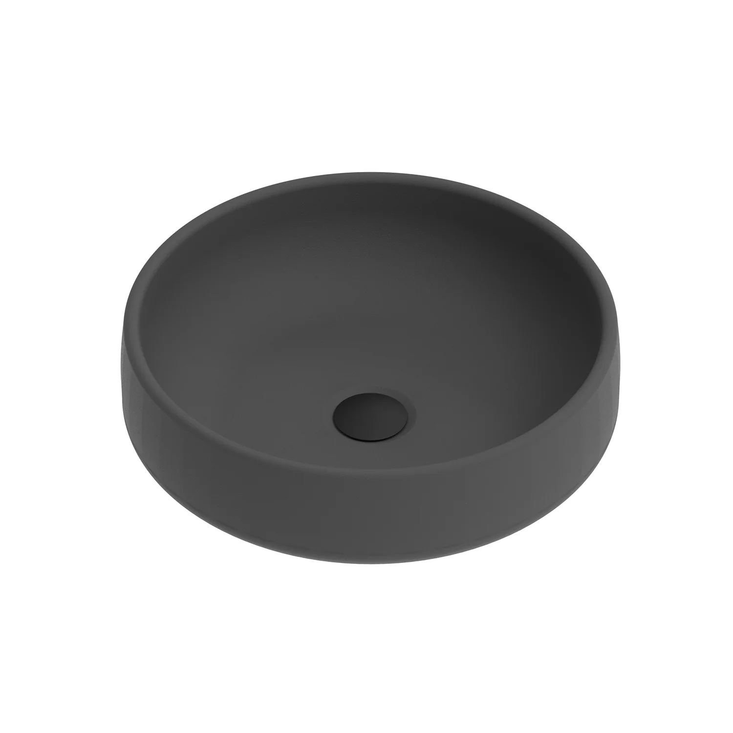 Jean Round Curved Concrete Basin 400mm - Image 3