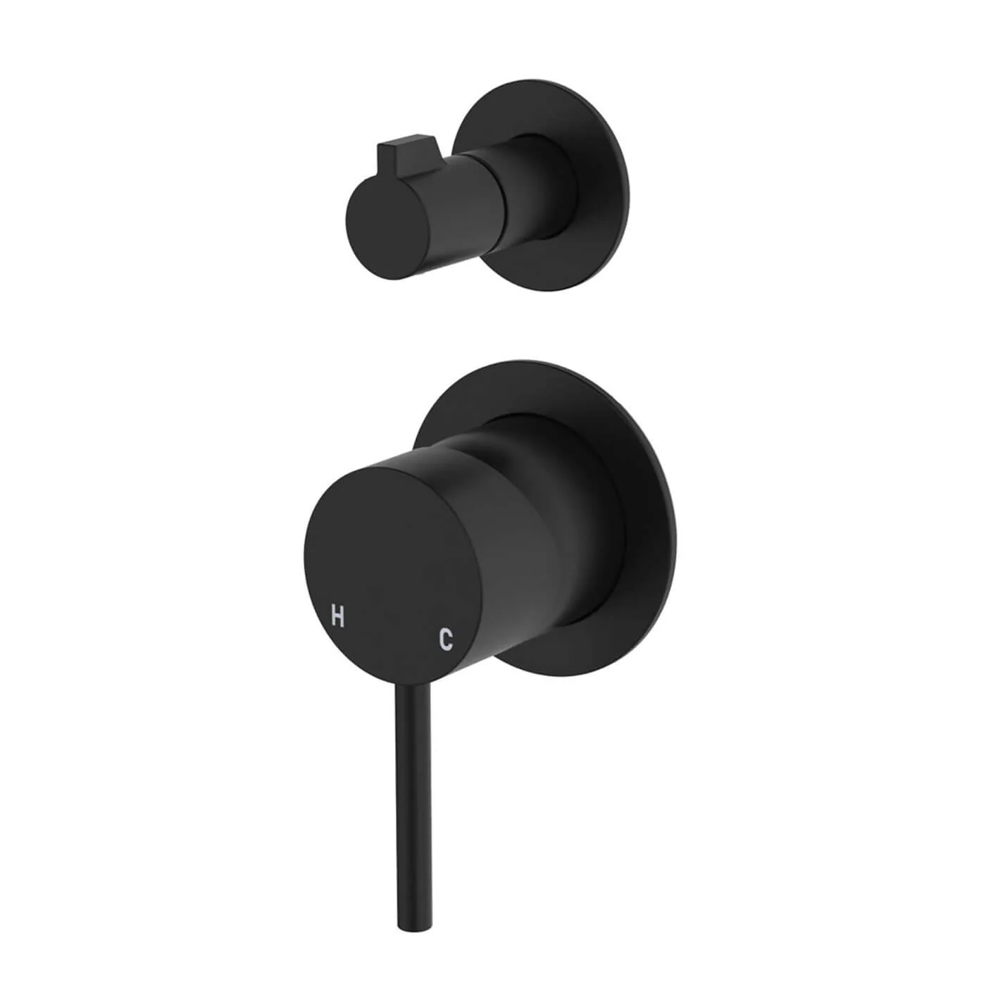 Kaya Pin Handle Diverter Shower Wall Mixer - Image 3