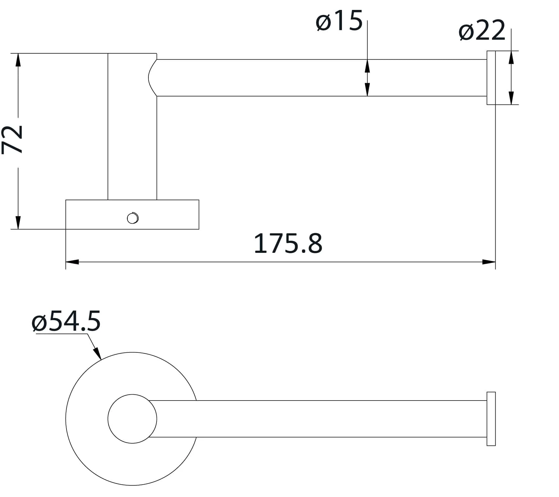 Leah Round Toilet Roll Holder - Image 6