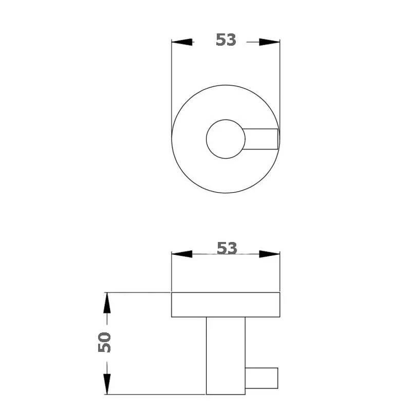 Rund Robe Towel Hook - Image 7