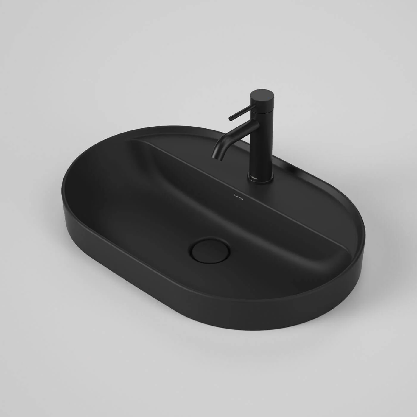 Liano II Oval Tap Hole Inset Basin 600x400mm - Image 3