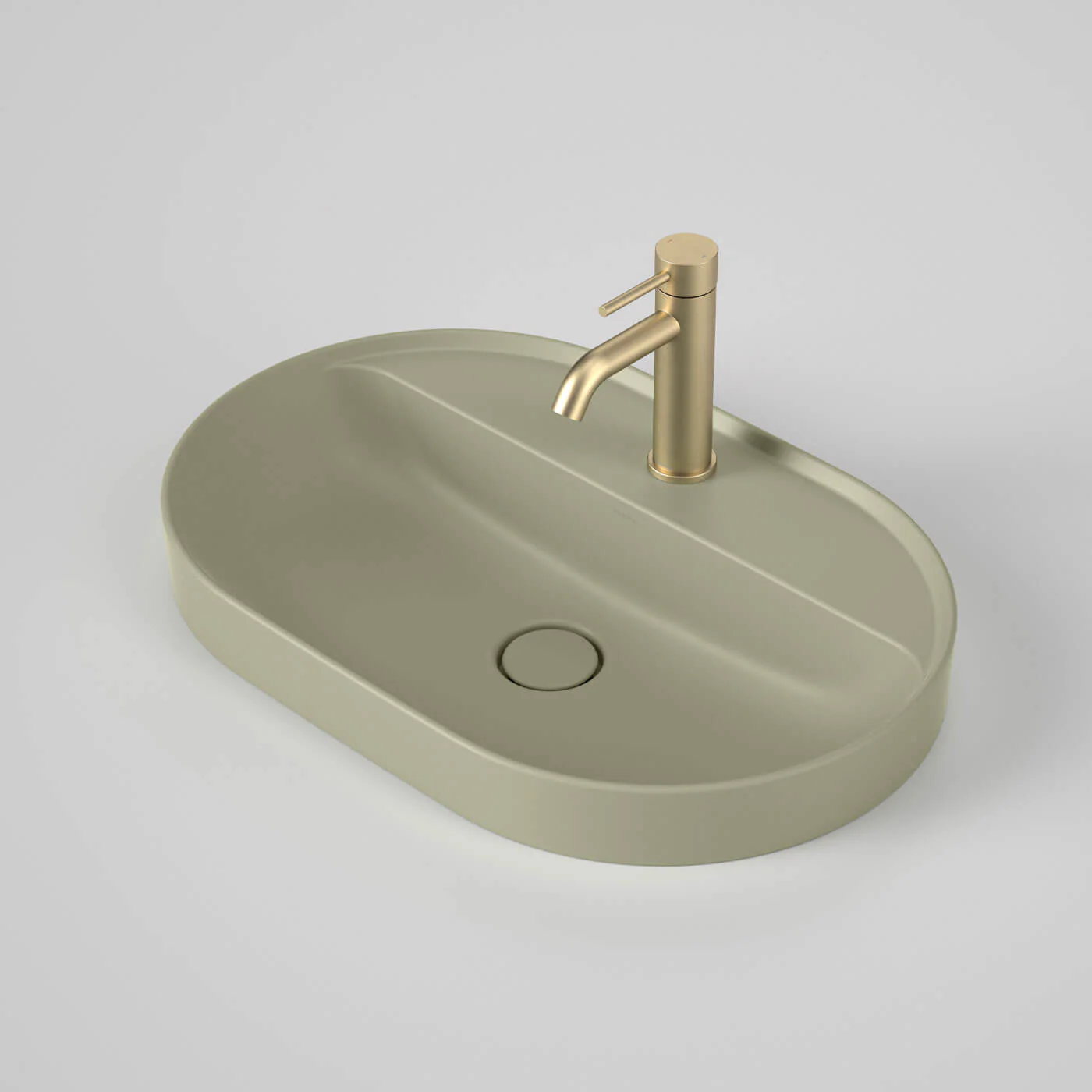 Liano II Oval Tap Hole Inset Basin 600x400mm - Image 4