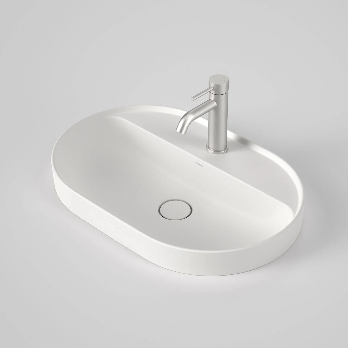 Liano II Oval Tap Hole Inset Basin 600x400mm - Image 7