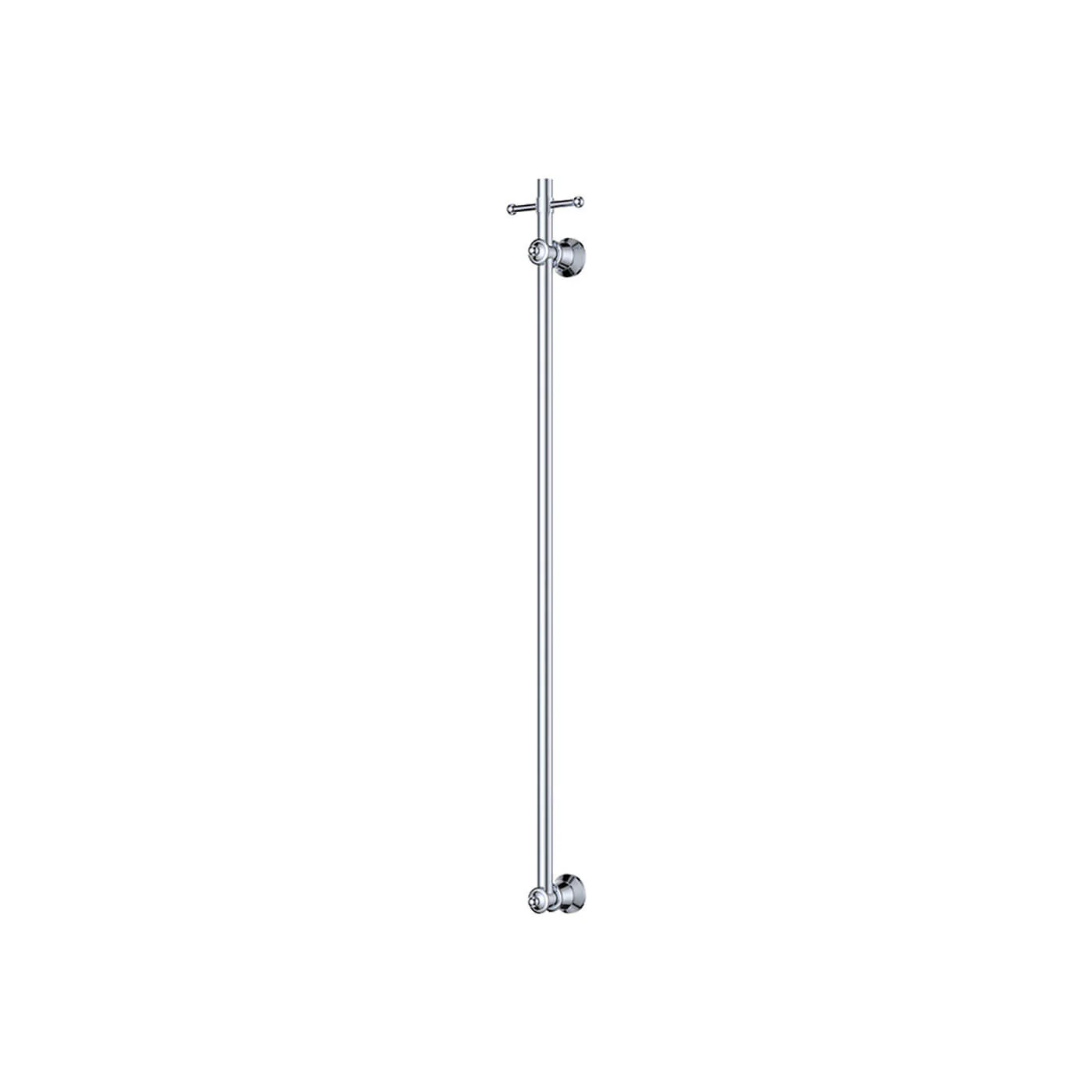 Lillian Single Vertical Heated Towel Rail 93x1000mm - Image 2
