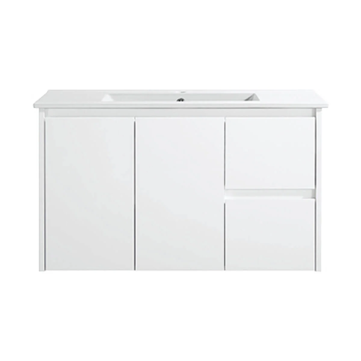 Limson White Soft-Close Wall Hung Vanity - Image 3