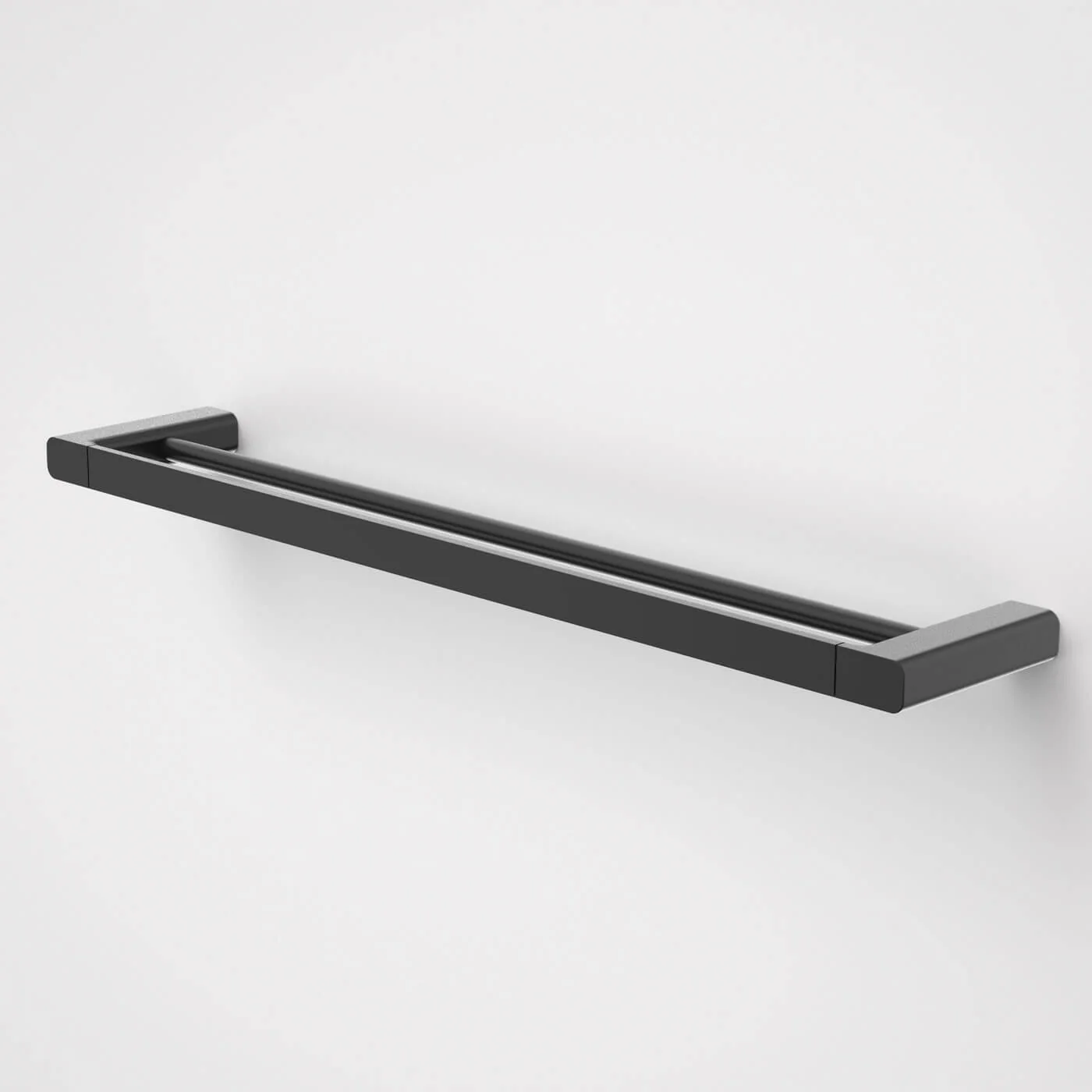 Luna Square Double Towel Rail 600-900mm - Image 3