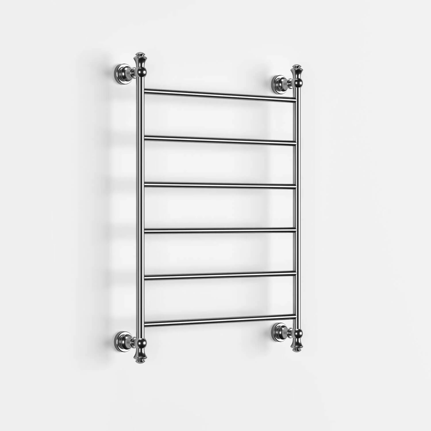 Medoc 6 Bar Heated Towel Rack 600x800mm - Image 2