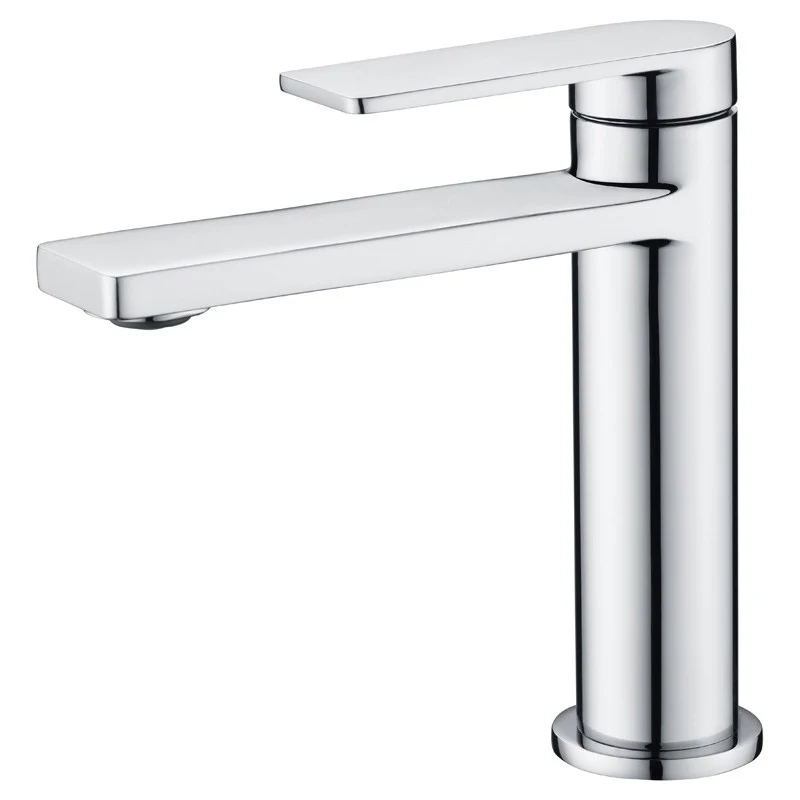 Milan Flat Edge Short Basin Mixer - Image 4
