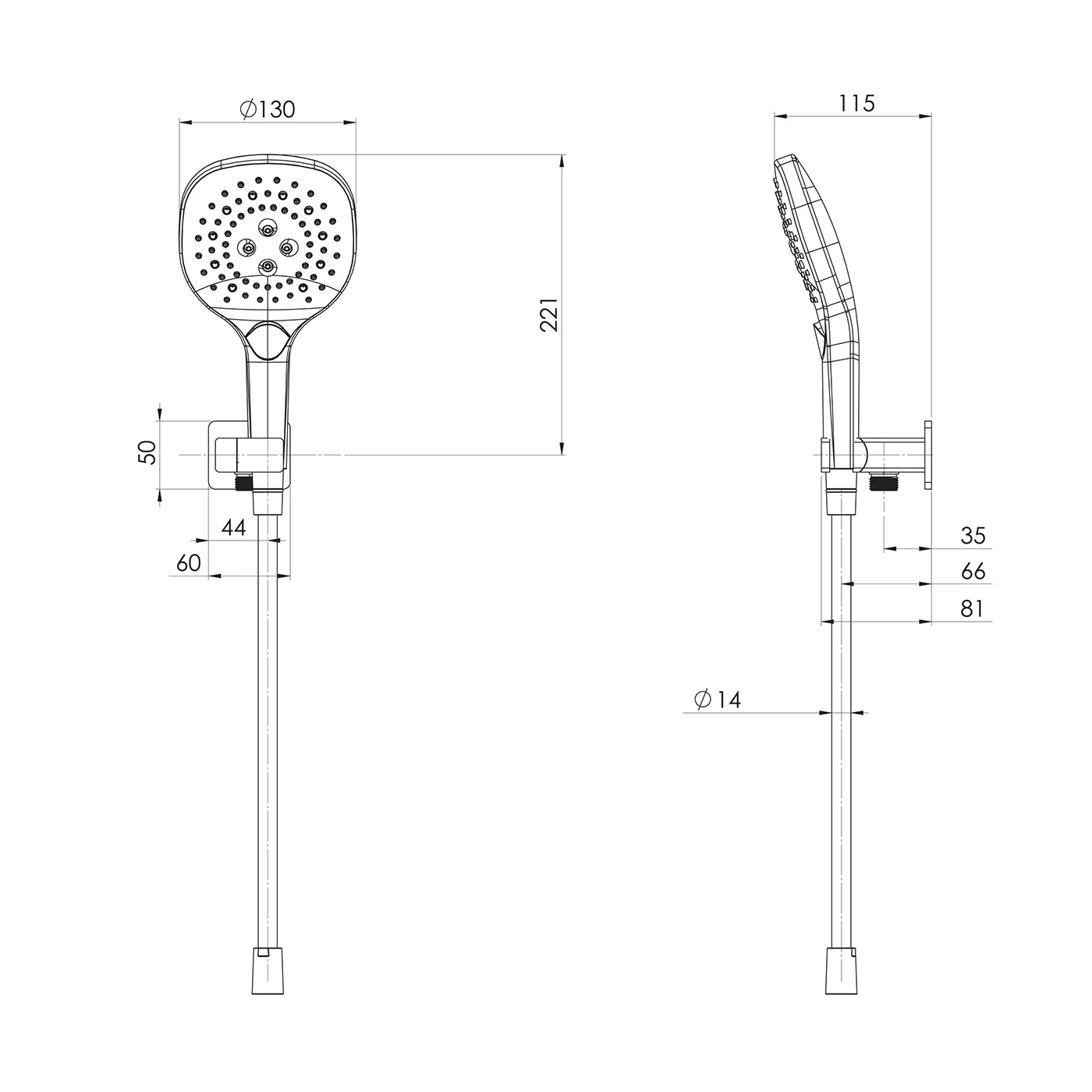 Nuage Hand Shower Handset - Image 5