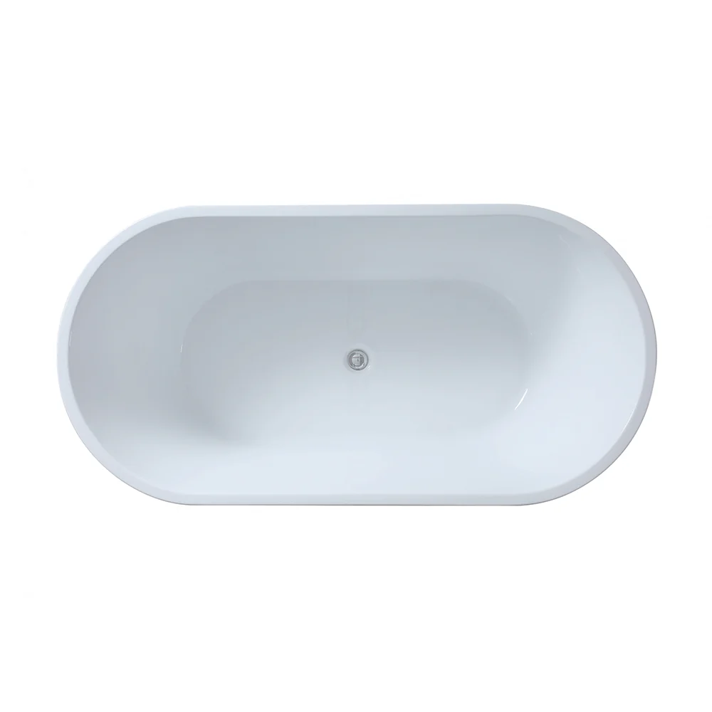 Opal Freestanding Oval Shaped Bathtub - Image 3