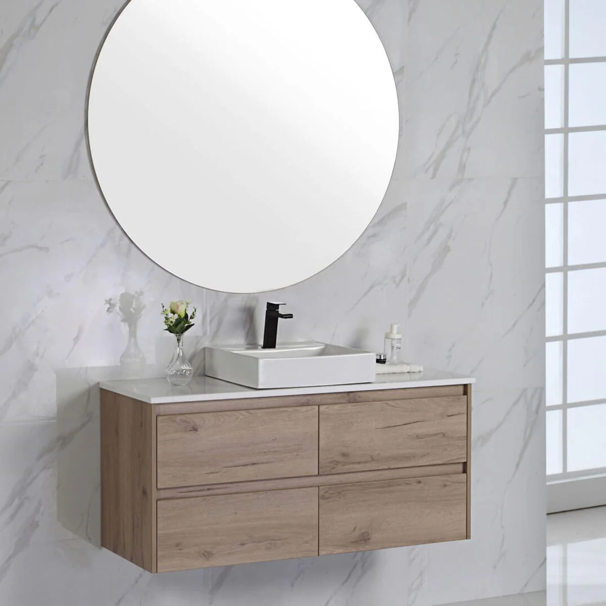 Paris Timber Drawers Only Wall Hung Vanity - Image 5