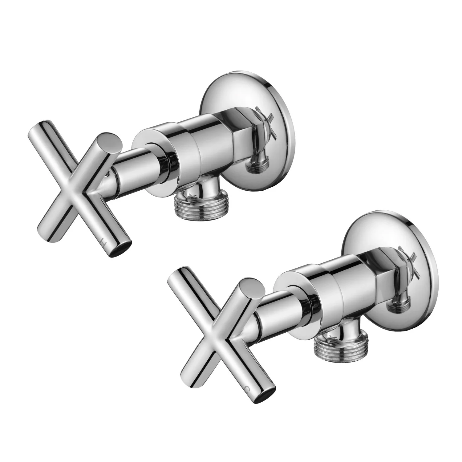 Ryker Cross Handle Washing Machine Stop Taps