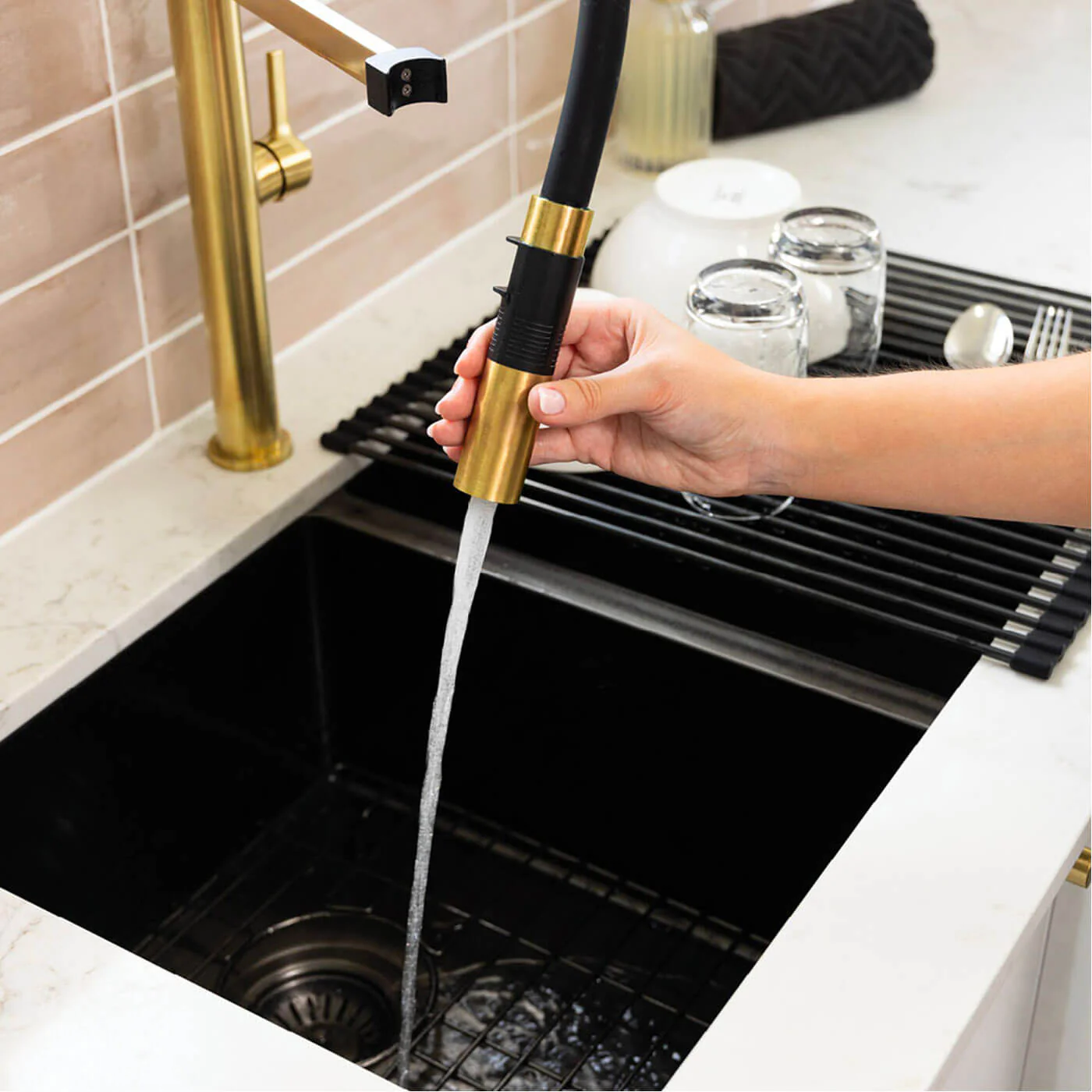 Sansa Slim Detachable Spout Sink Mixer - Image 6