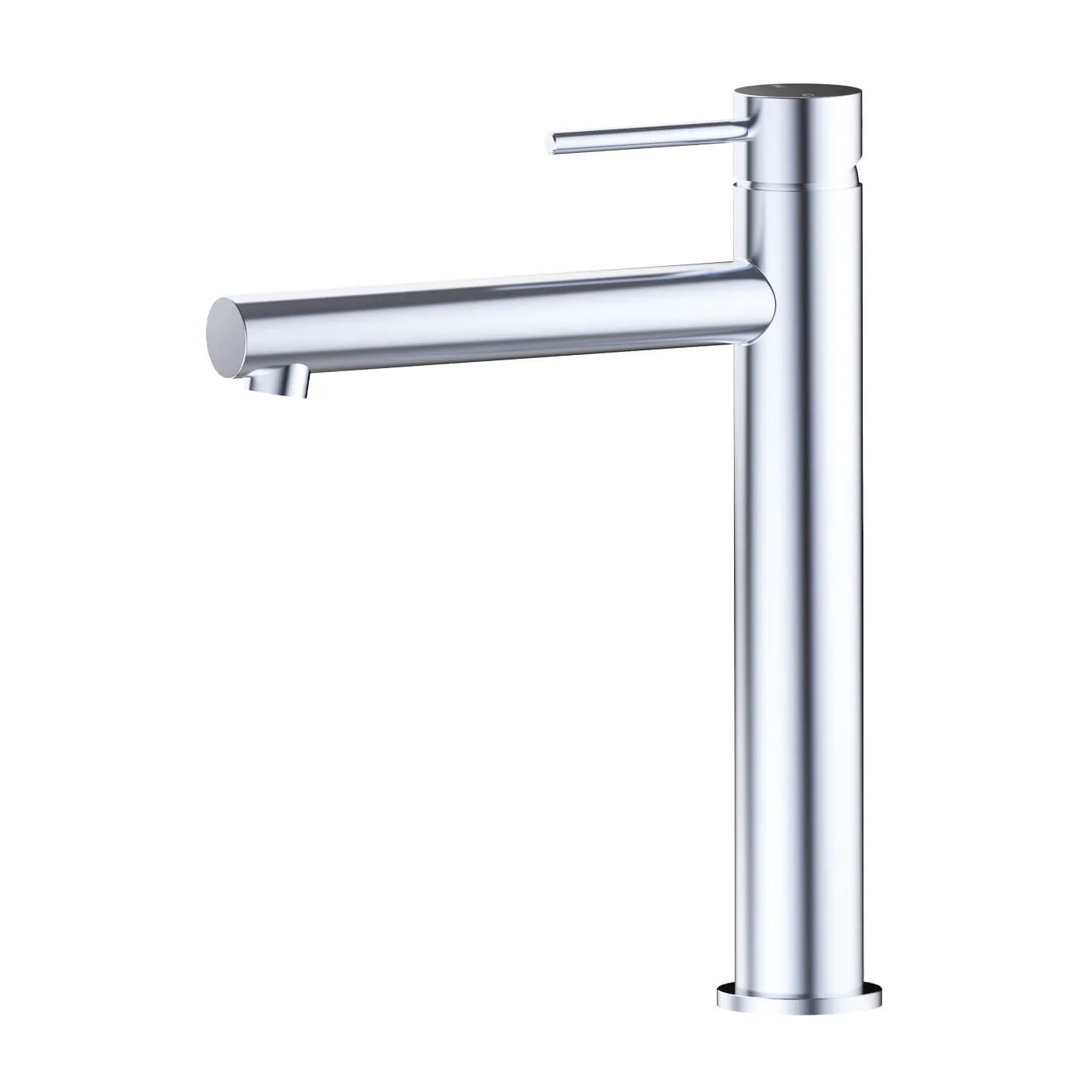 Slimline Stainless Steel Tall Basin Mixer - Image 3