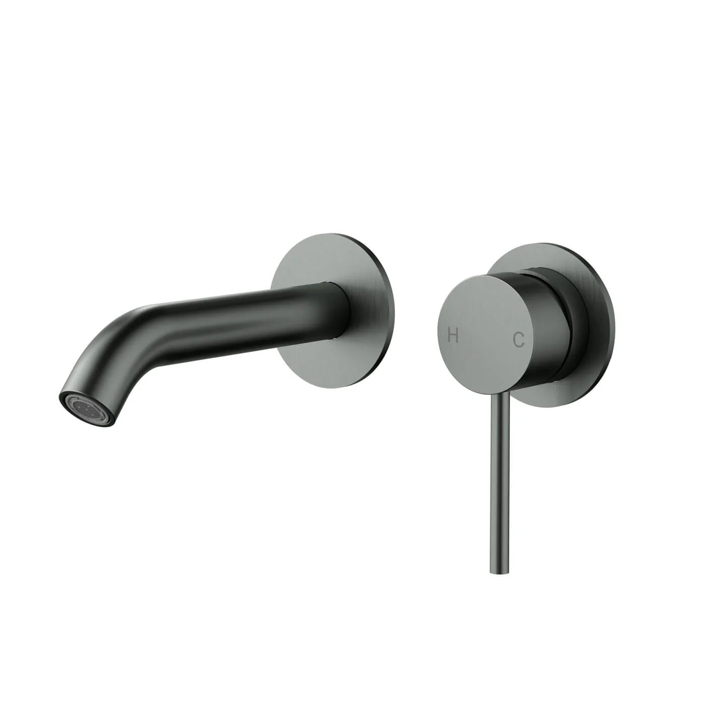 Slimline Stainless Steel Wall Mixer Set - Image 4