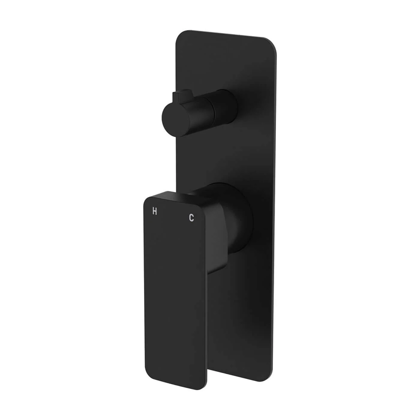 Tono Long Backplate Shower Diverter Wall Mixer - Image 4