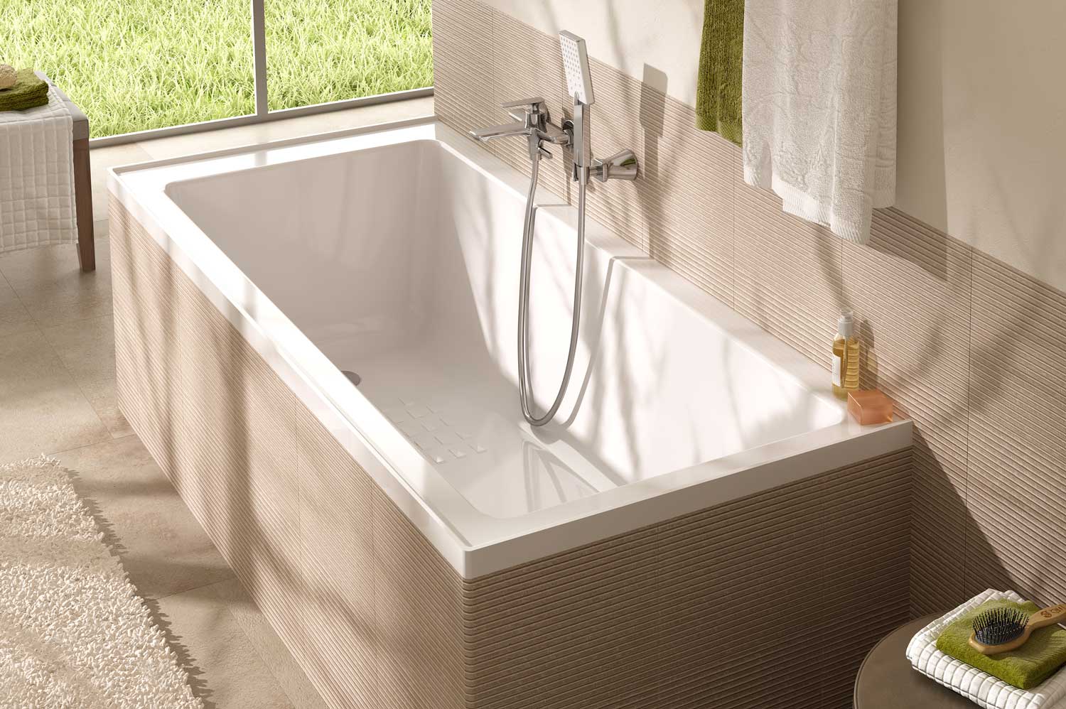 Urban Drop In Anti-Slip Inset Bathtub - Image 2