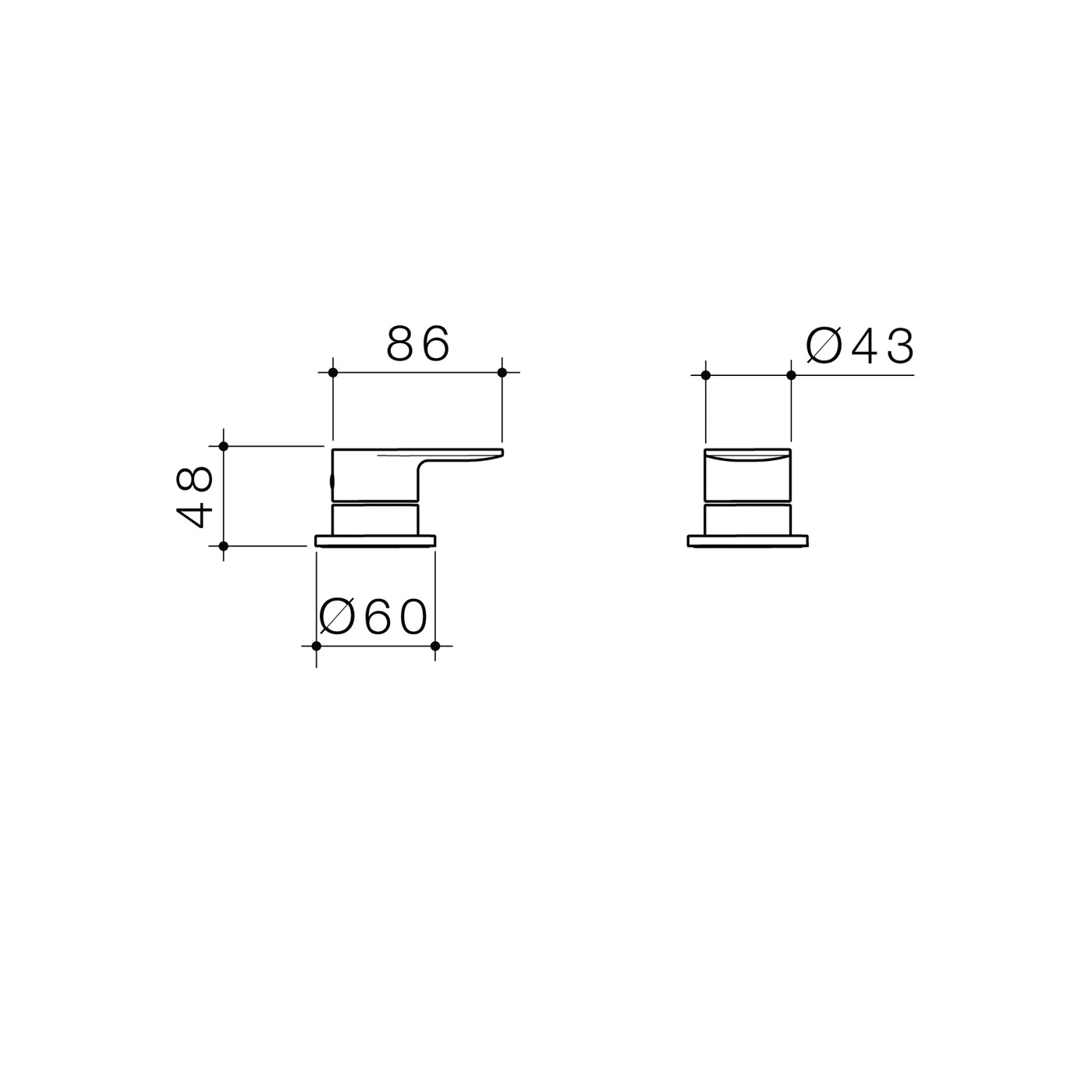 Urbane II Round Hob Mixer - Image 6