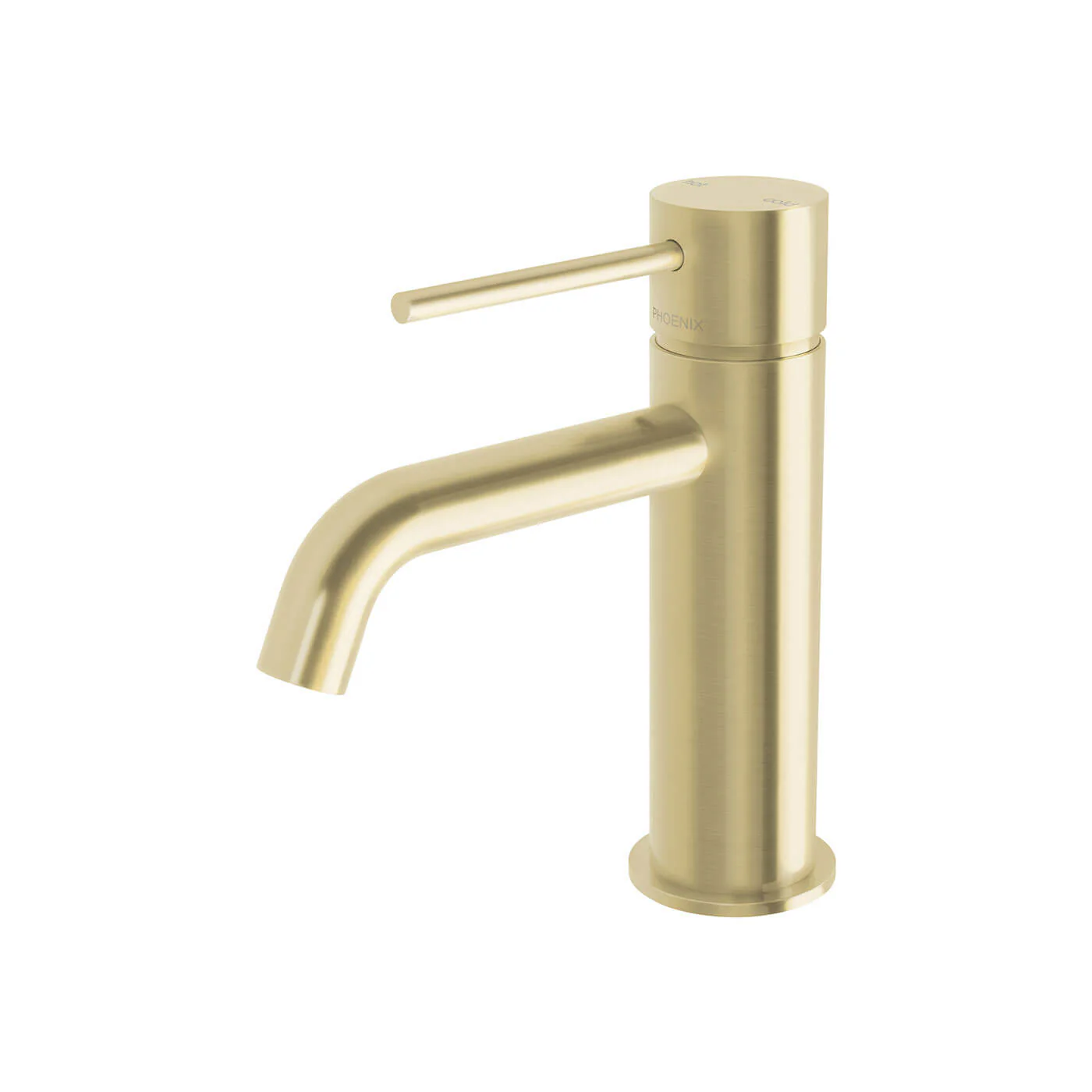 Vivid Slimline Curved Short Basin Mixer - Image 2